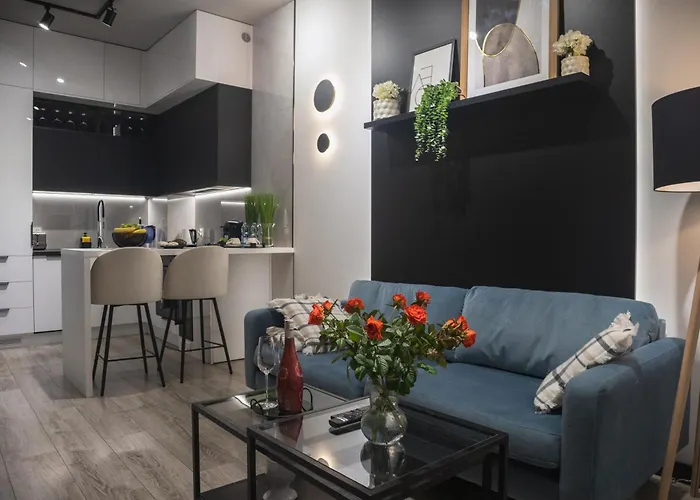 Hanza Tower - Blue Heaven - Pool, Sauna, Sunset View דירה *