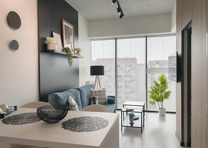 Hanza Tower - Blue Heaven - Pool, Sauna, Sunset View Apartment