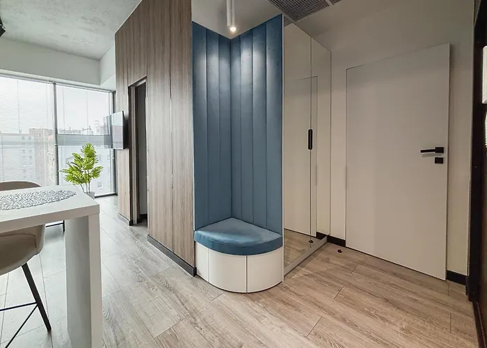 Hanza Tower - Blue Heaven - Pool, Sauna, Sunset View Apartment