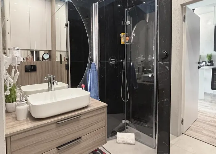 Apartment Hanza Tower - Blue Heaven - Pool, Sauna, Sunset View Szczecin